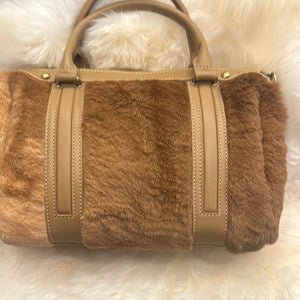 Roo Fur Medium Shoulder Bag-Leather Bags-Genuine UGG PERTH
