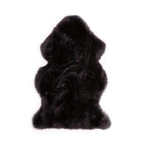 Black Sheepskin (105cm)-Sheepskin Rugs-Genuine UGG PERTH