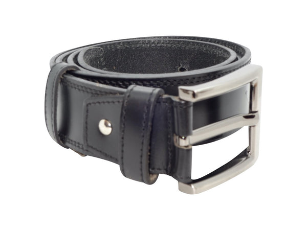 Double Stitched Belt - Black-Belt-Genuine UGG PERTH