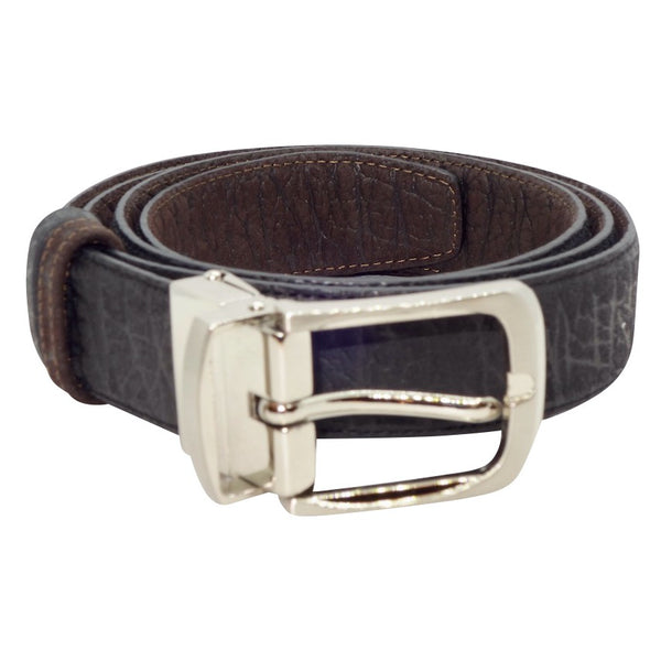 Reversible Slim Roo Belt - Black & Dark Brown-Belt-Genuine UGG PERTH