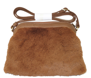 Roo Fur Medium Shoulder Bag-Leather Bags-Genuine UGG PERTH