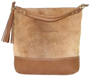 Roo Fur Tote Handbag-Leather Bags-Genuine UGG PERTH