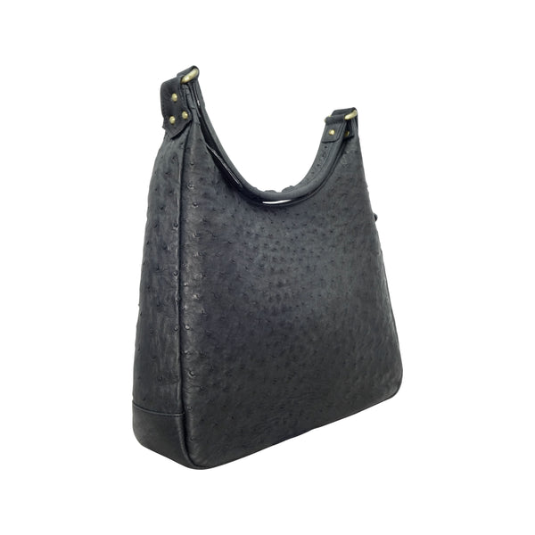 Ostrich Hobo Handbag - 4 Colours-Handbags-Genuine UGG PERTH