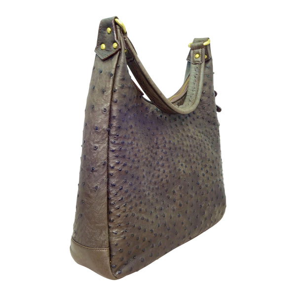 Ostrich Hobo Handbag - 4 Colours-Handbags-Genuine UGG PERTH