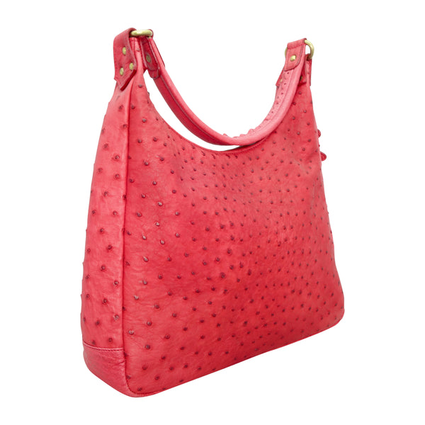 Ostrich Hobo Handbag - 4 Colours-Handbags-Genuine UGG PERTH