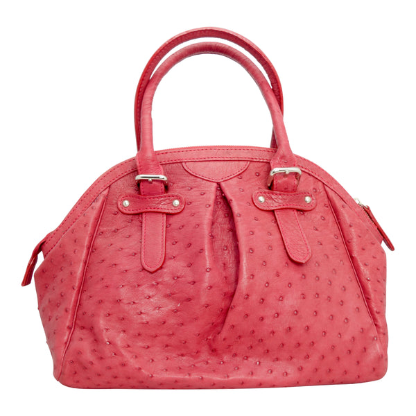 Ostrich Handbag - Red-Handbags-Genuine UGG PERTH