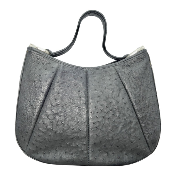 Ostrich Round Hobo Handbag - 4 Colours-Handbags-Genuine UGG PERTH