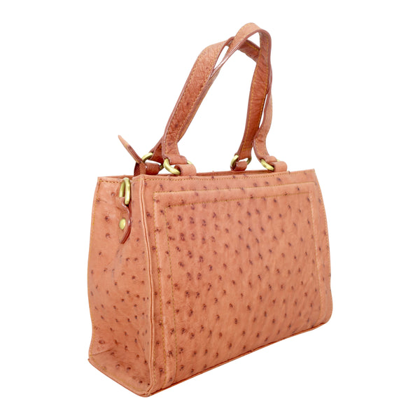 Ostrich Cuboid Handbag - 3 Colours-Handbags-Genuine UGG PERTH