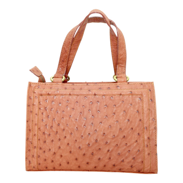 Ostrich Cuboid Handbag - 3 Colours-Handbags-Genuine UGG PERTH