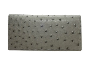 Ostrich Long Style Wallet - Dark Brown-Purse-Genuine UGG PERTH