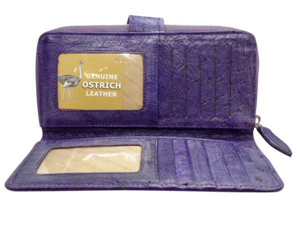 Ostrich Clip & Zip Purse - 6 Colours-Purse-Genuine UGG PERTH