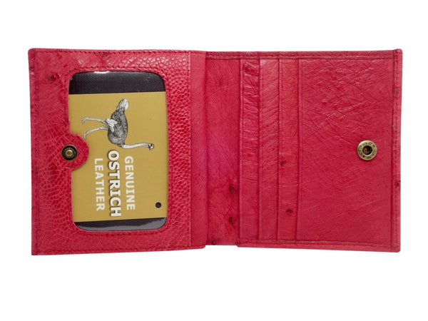 Ostrich Double Clip Purse - 4 Colours-Purse-Genuine UGG PERTH