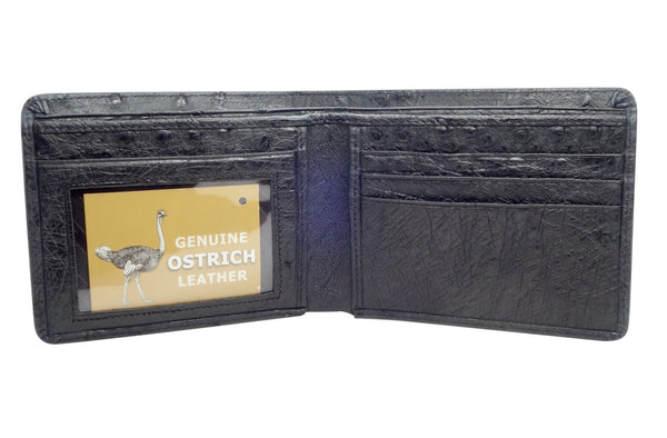 Ostrich Bi-Fold Wallet - 2 Colours-Purse-Genuine UGG PERTH