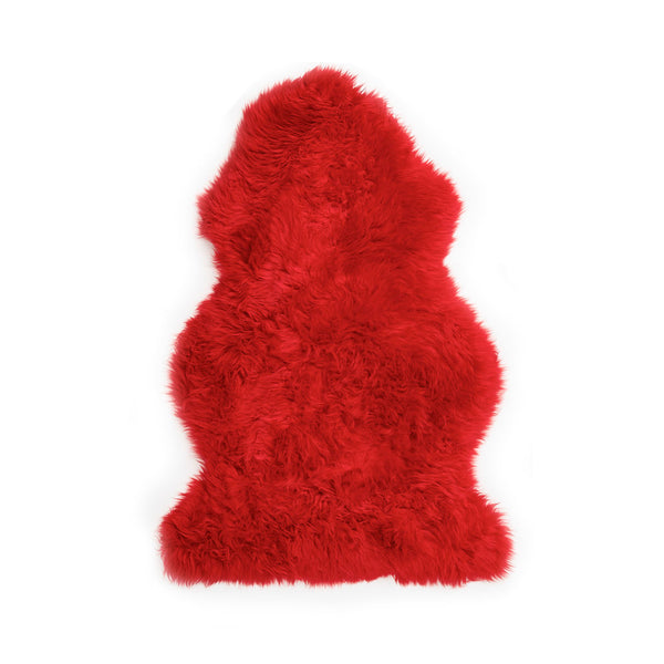 Red Sheepskin (105cm)-Sheepskin Rugs-Genuine UGG PERTH