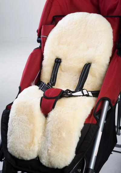 Sheepskin Stroller Liner - Harbour Mist-Sheepskin Rugs-Genuine UGG PERTH