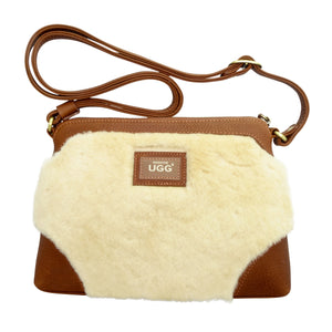 UGG Shoulder Bag - Chestnut-Leather Bags-Genuine UGG PERTH