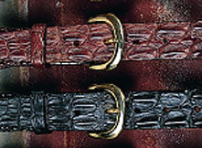 Crocodile Leather Belt - Dark Brown-Belt-Genuine UGG PERTH