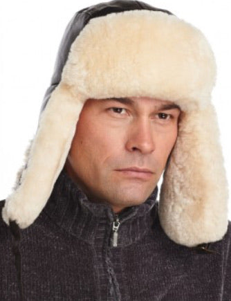 Sheepskin Bomber Hat-UGG Accessories-Genuine UGG PERTH