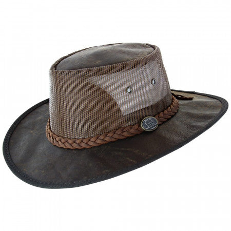 Kangaroo Cooler Hat - Dark Brown-Hats-Genuine UGG PERTH